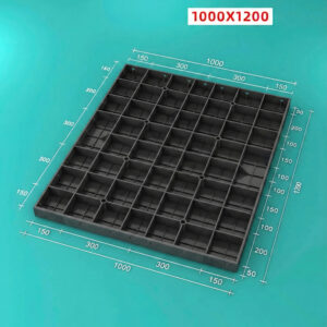 Tấm cốp pha nhựa kích thước 1000 × 1200 mm