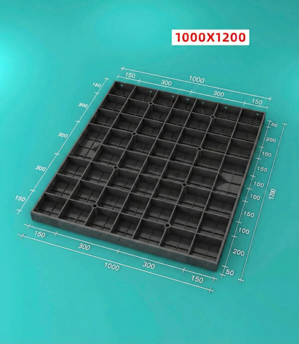 Tấm cốp pha nhựa kích thước 1000 × 1200 mm